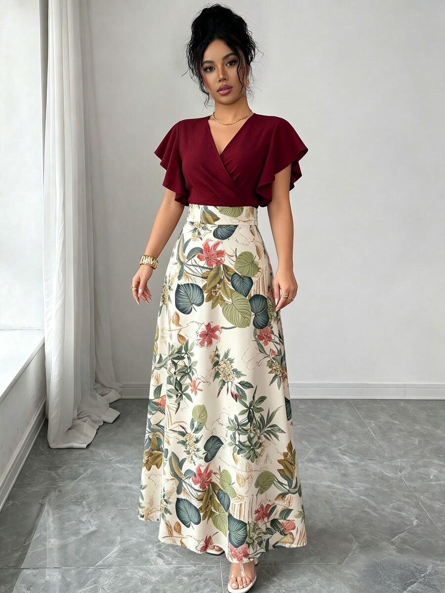 Fern™ | Wrap Slit Maxi Dress