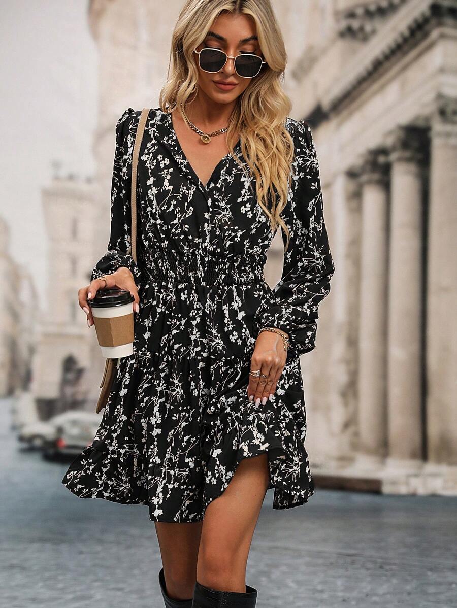 Poppy™ | Ditsy Floral Mini Dress