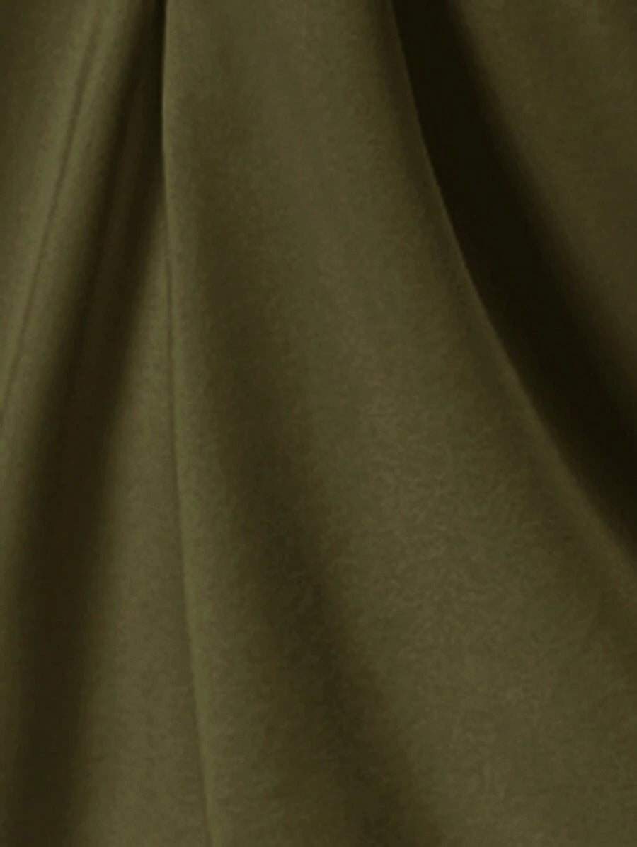 Cassia™ | Metallic Button Halter Mini Dress