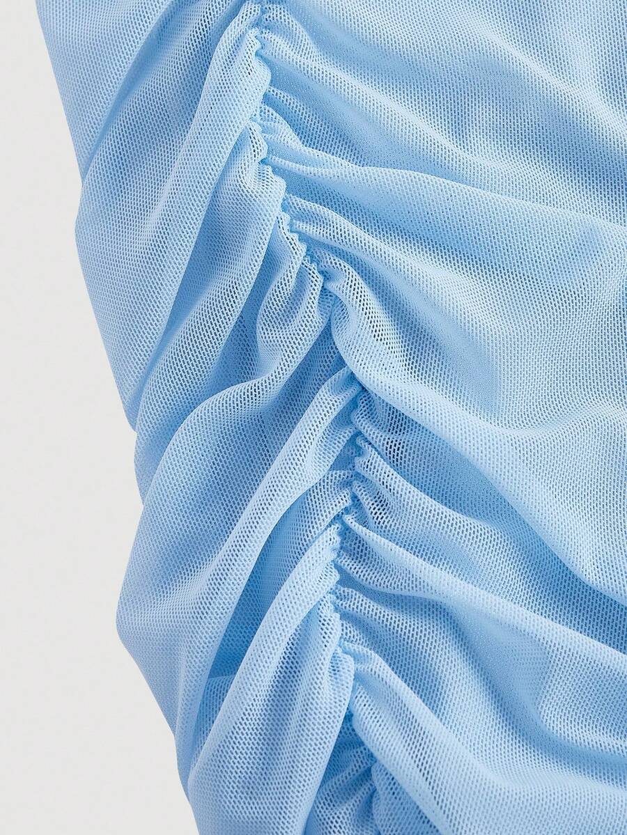 Thalia™ | One Shoulder Ruched Midi Dress