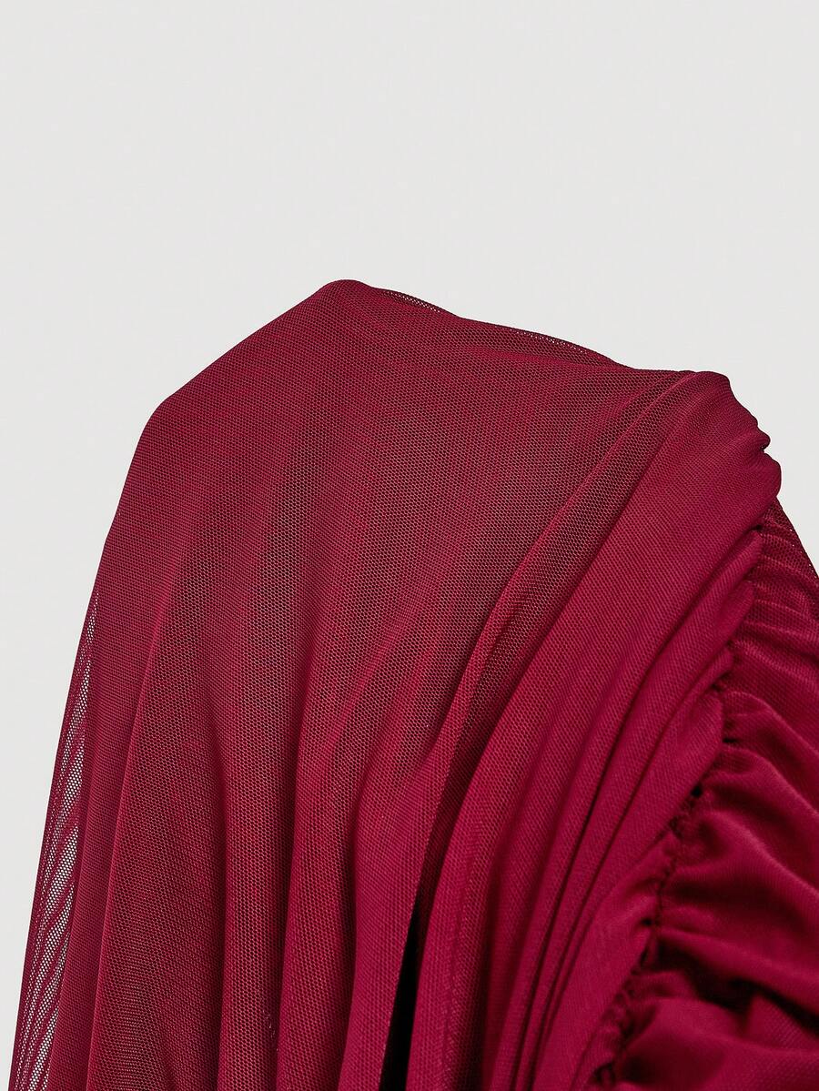 Thalia™ | One Shoulder Ruched Midi Dress
