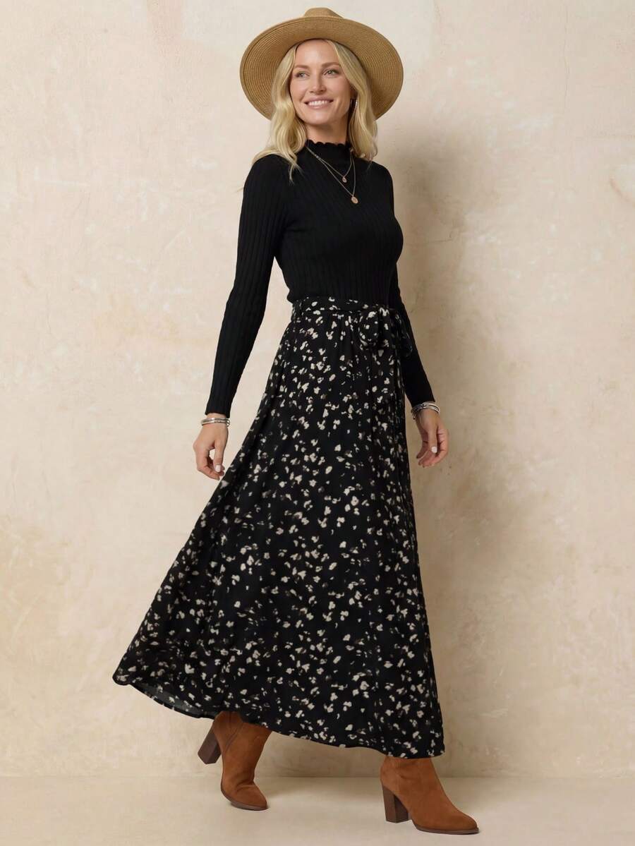 Maeve™ | Rib Knit Maxi Dress