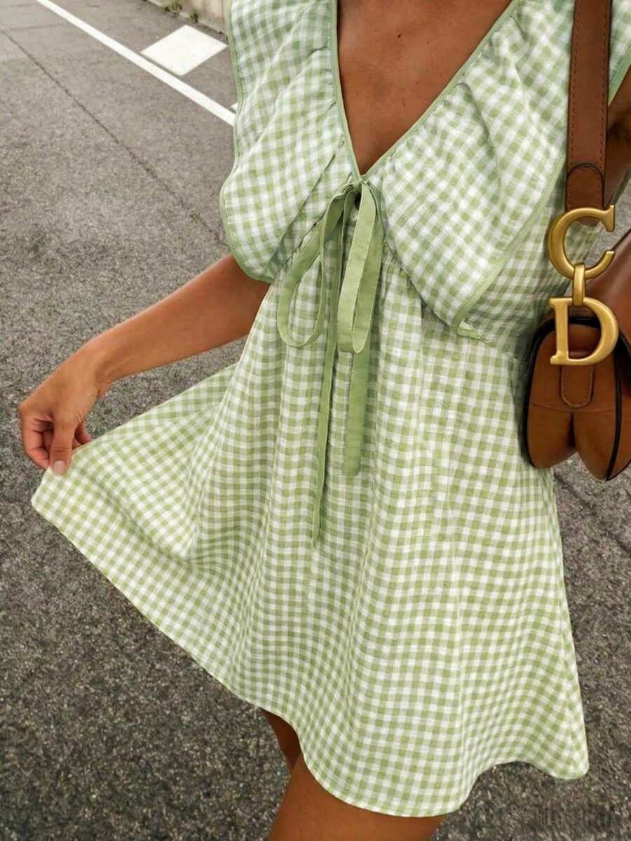 Daisy™ | Gingham Mini Dress