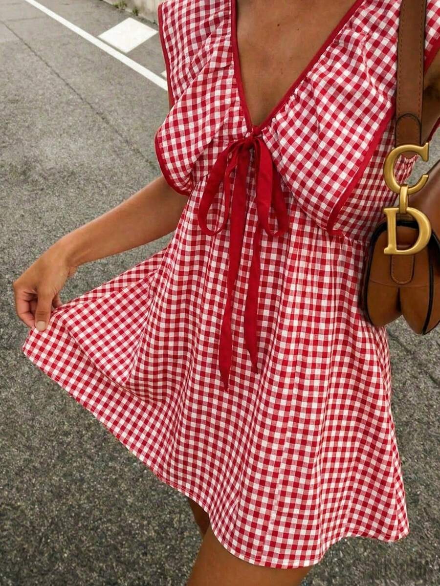 Daisy™ | Gingham Mini Dress