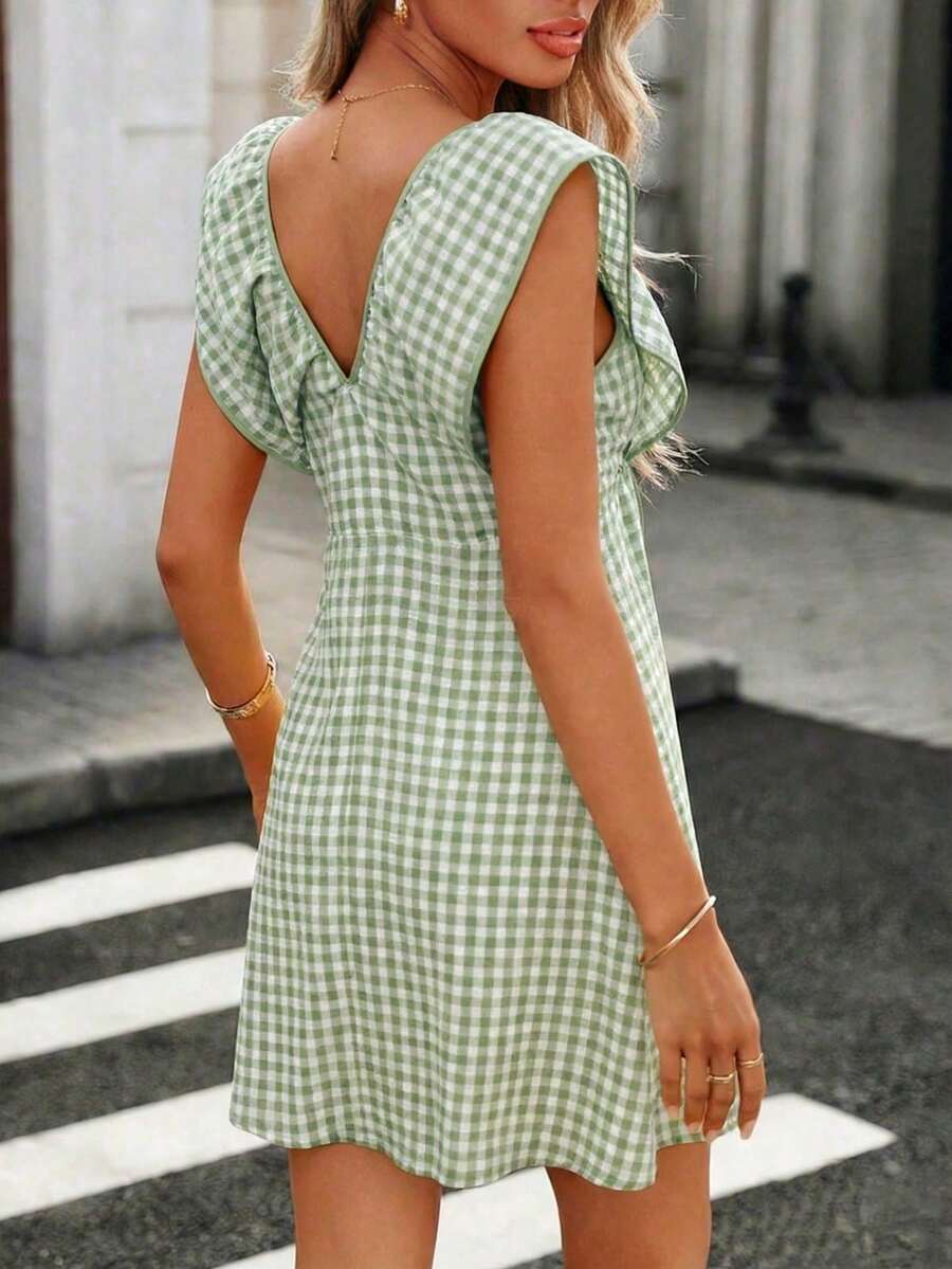Daisy™ | Gingham Mini Dress