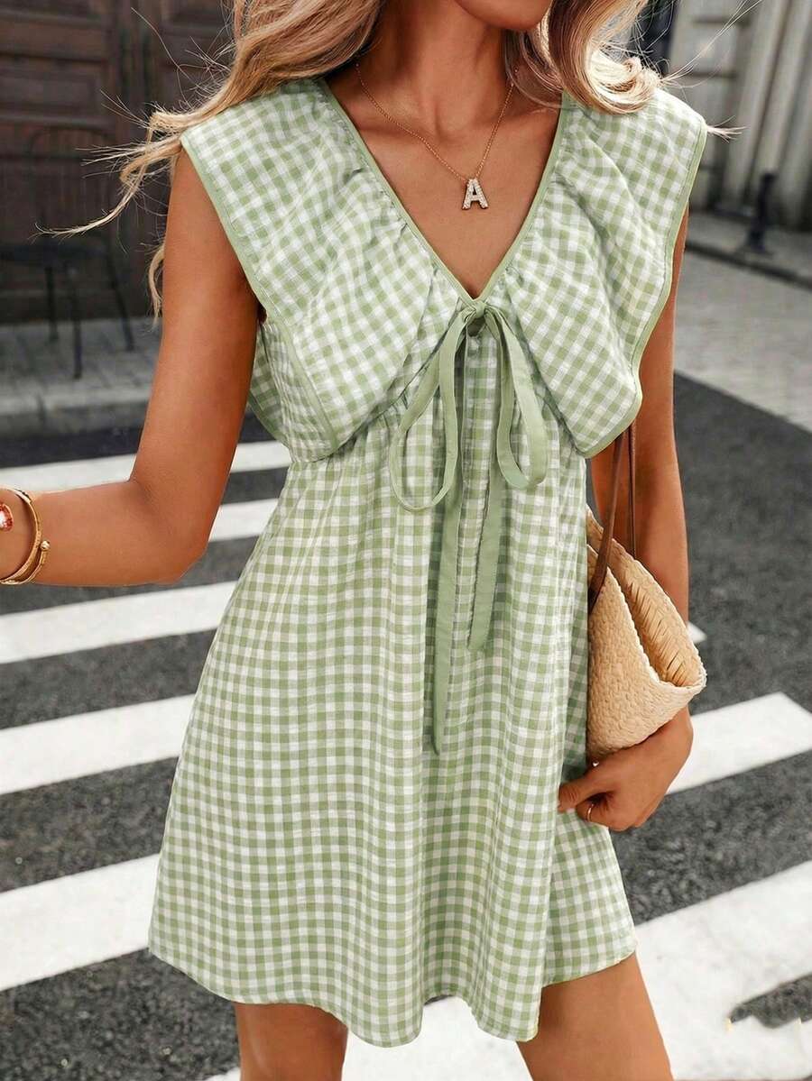 Daisy™ | Gingham Mini Dress