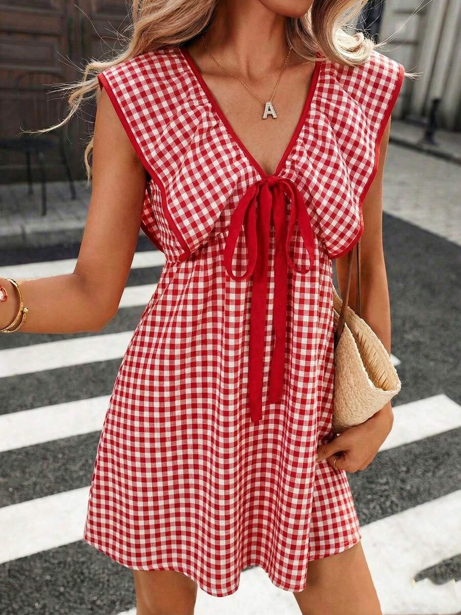 Daisy™ | Gingham Mini Dress