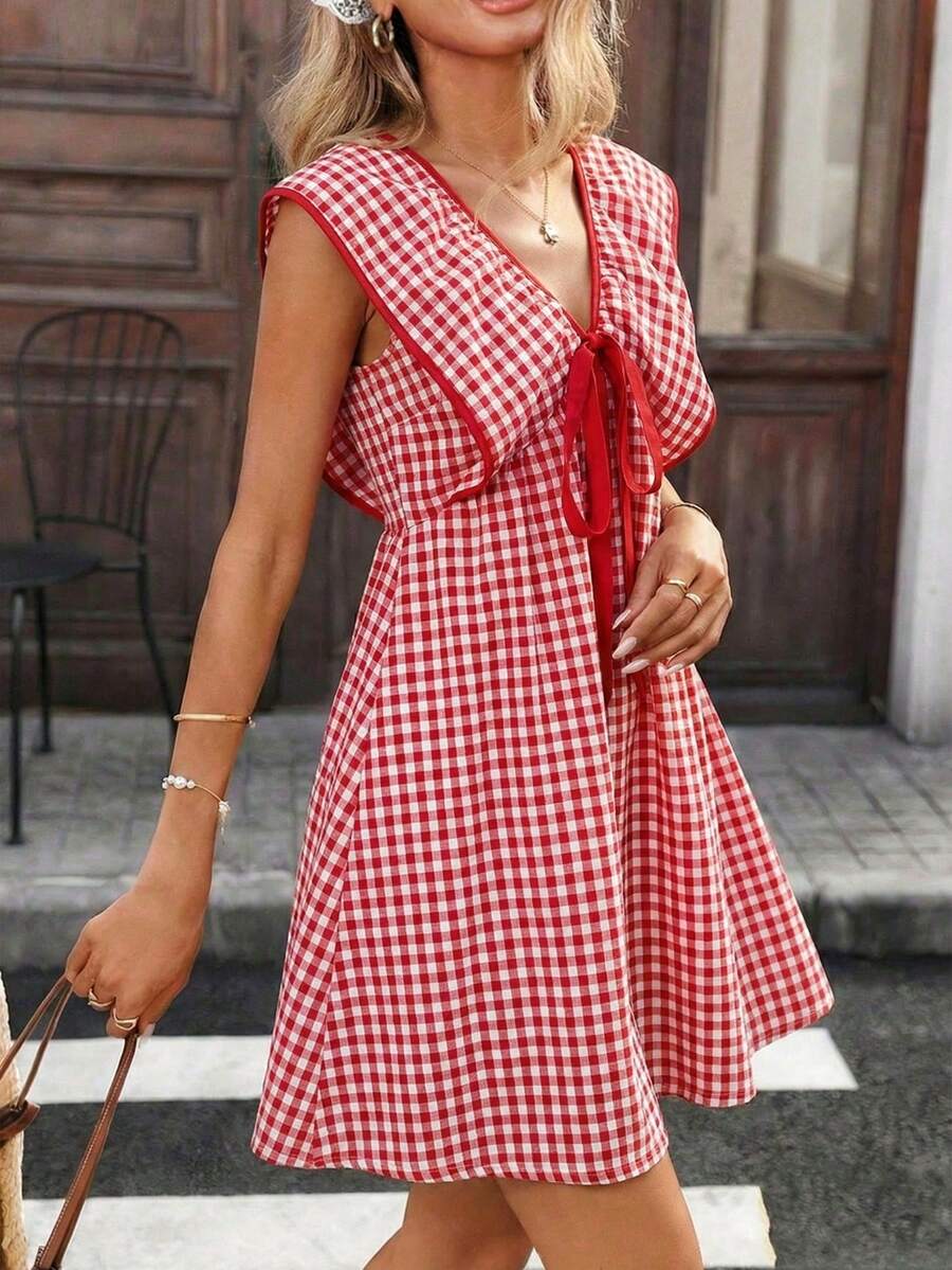 Daisy™ | Gingham Mini Dress