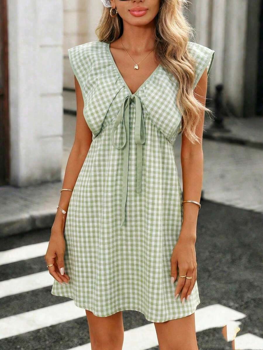 Daisy™ | Gingham Mini Dress