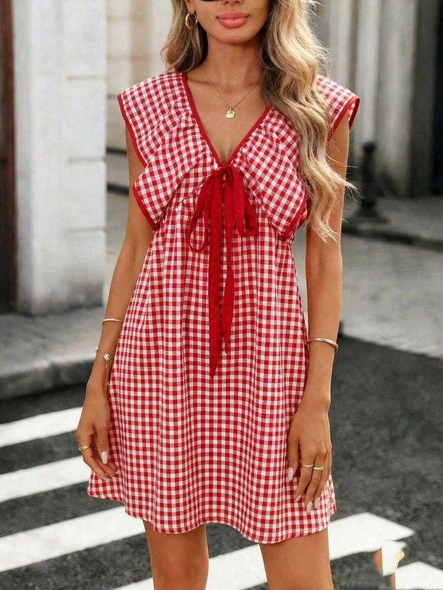 Daisy™ | Gingham Mini Dress