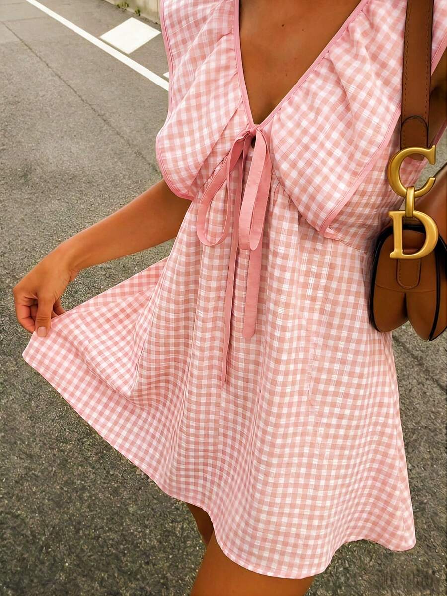 Daisy™ | Gingham Mini Dress