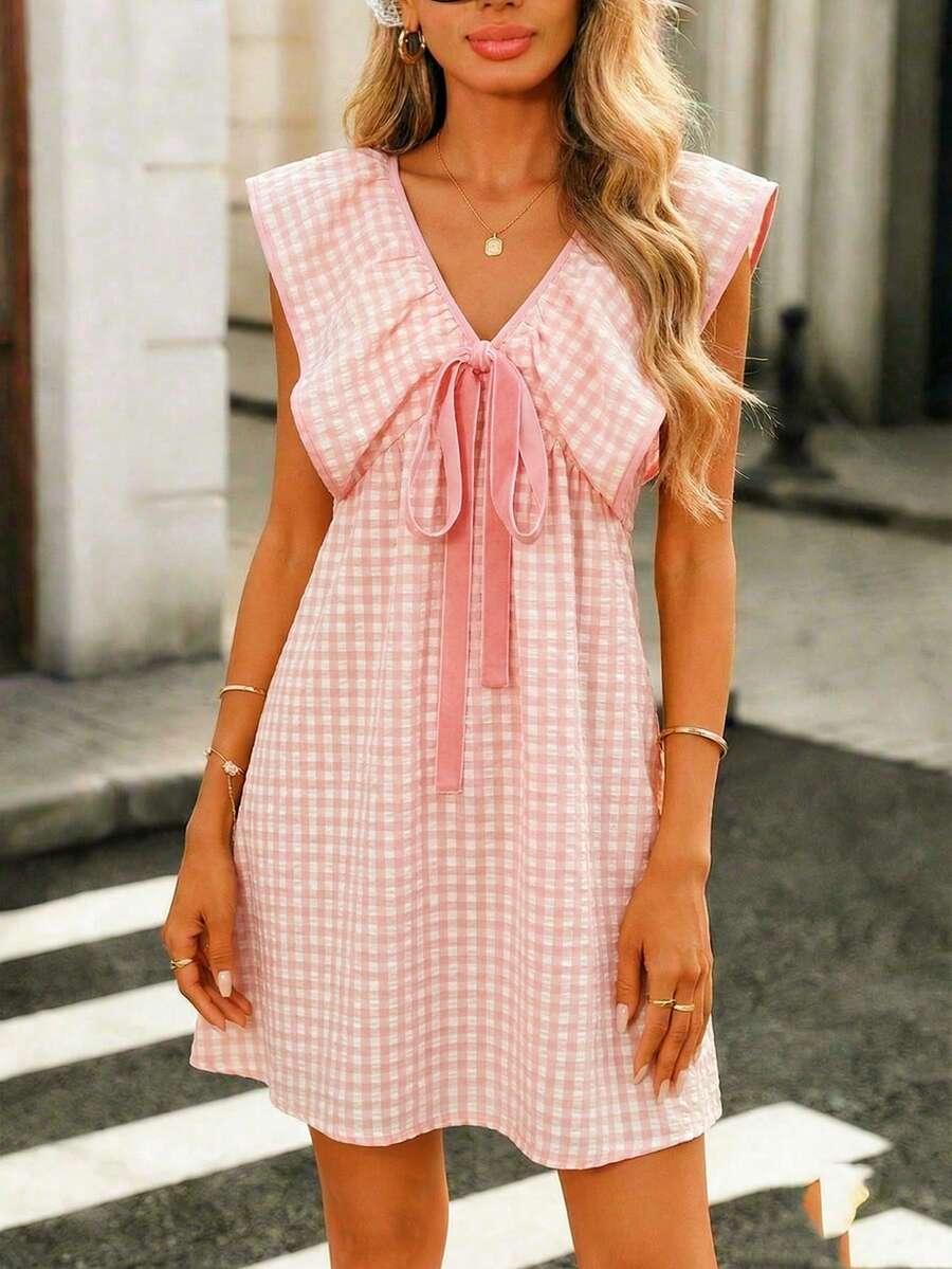 Daisy™ | Gingham Mini Dress