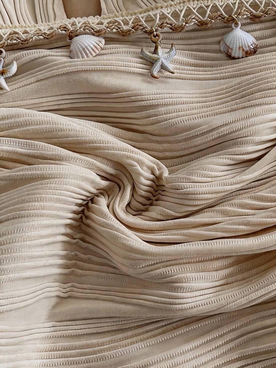 Shelby™ | Shell Tie-Back Halter Dress