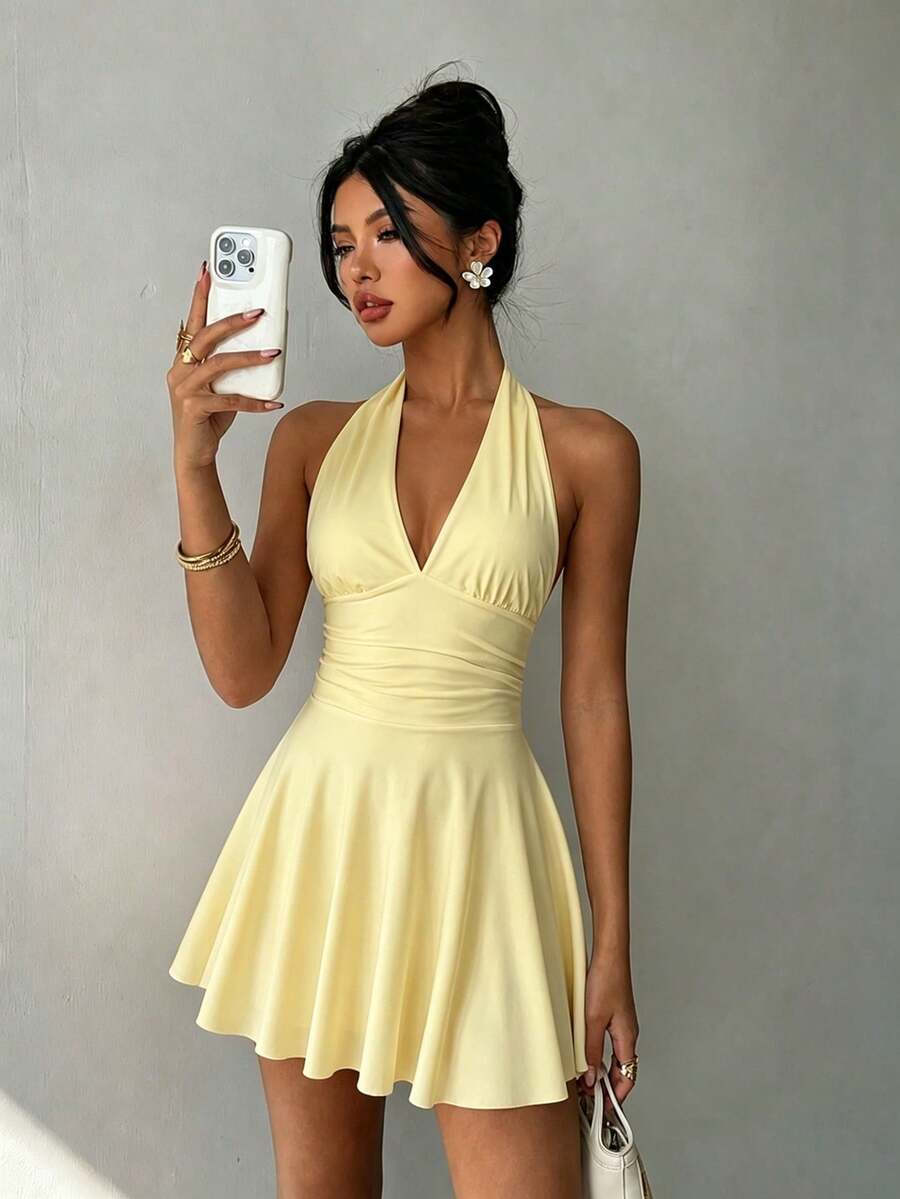 Lumi™ | Cut-Out Knit Mini Dress