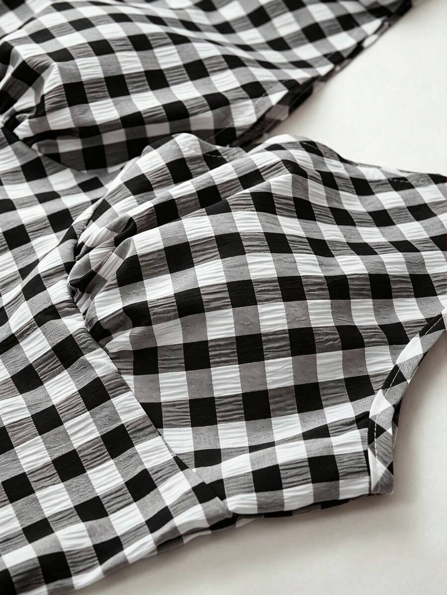 Posy™ | Checkered Mini Dress