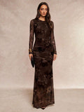 Saskia™ | Pleated Mermaid Maxi Dress