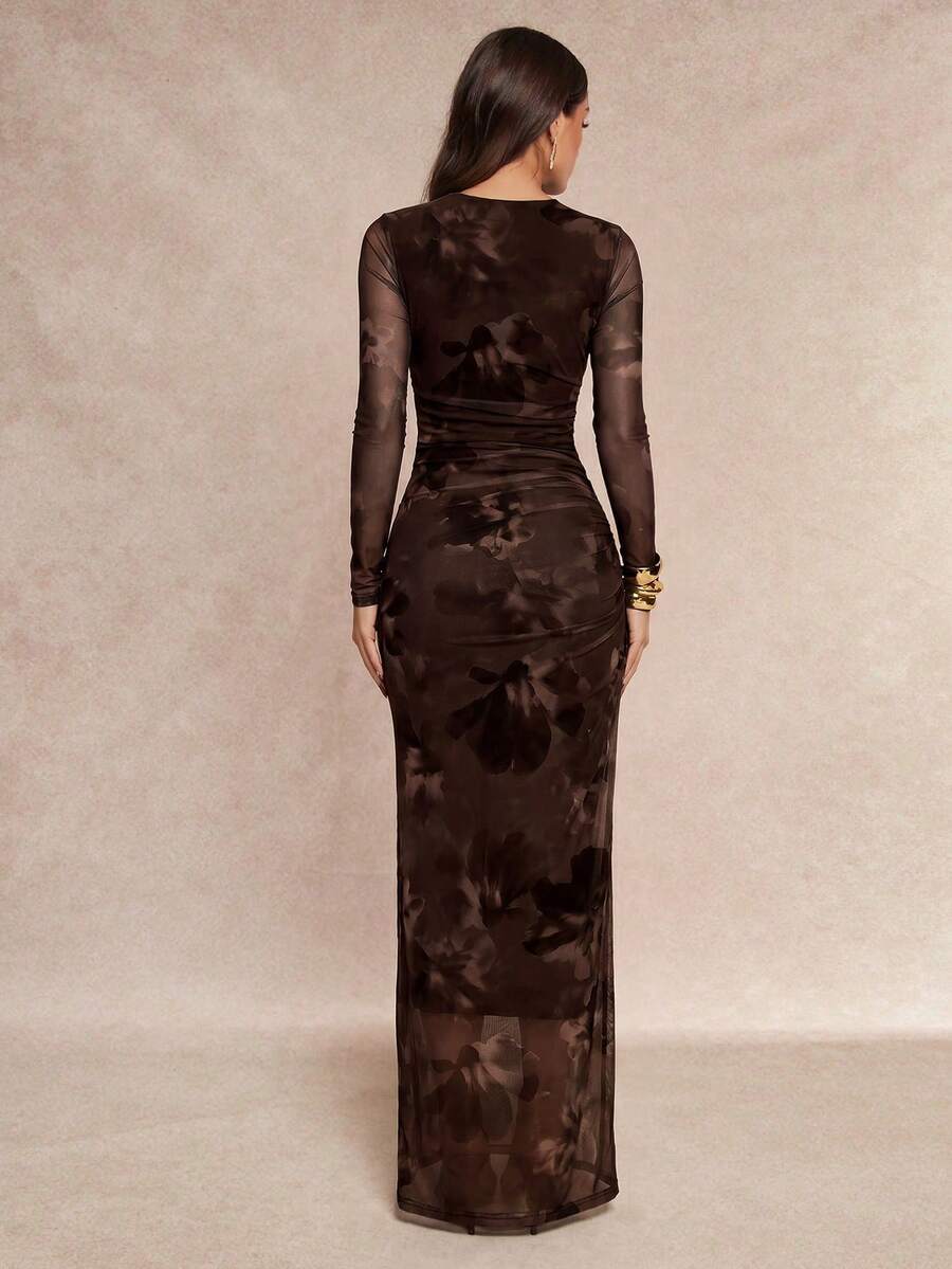 Saskia™ | Pleated Mermaid Maxi Dress