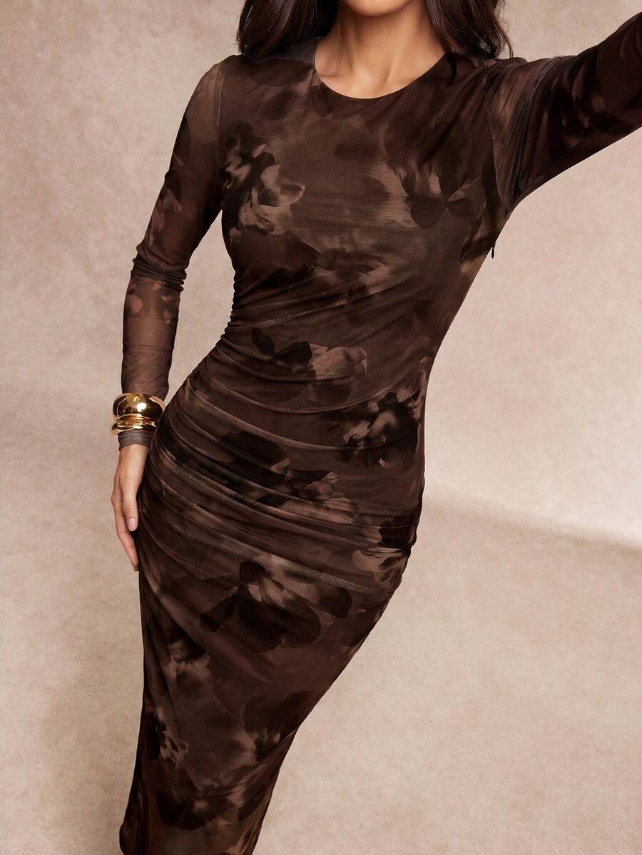 Saskia™ | Pleated Mermaid Maxi Dress