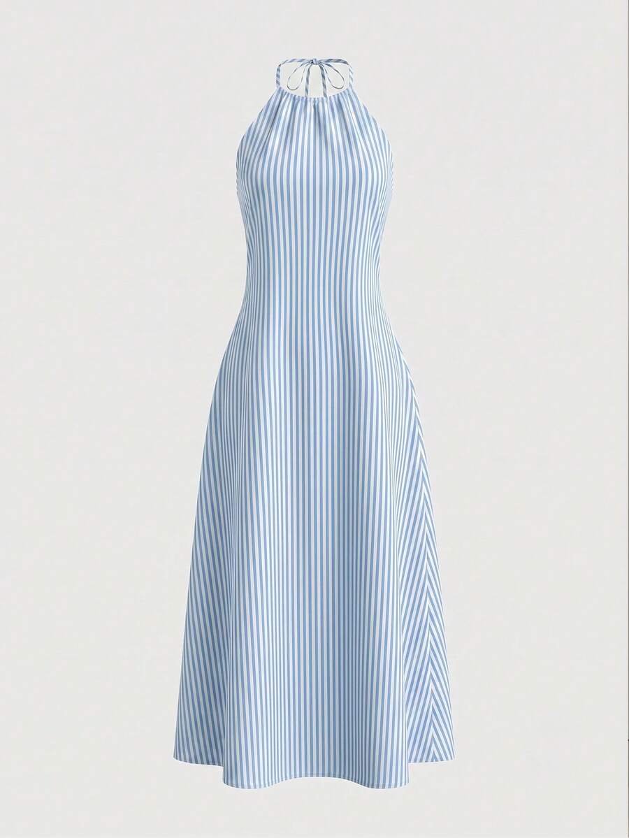 Greta™ | Halter Pocket Maxi Dress