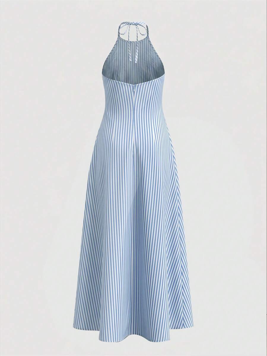 Greta™ | Halter Pocket Maxi Dress