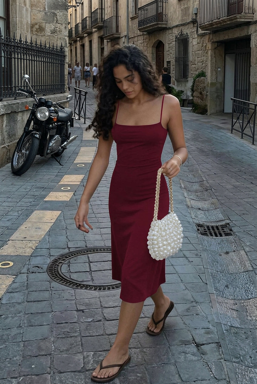 Lyra™ | Cami Slip Midi Dress