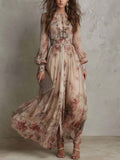 Blythe™ | Floral Chiffon Maxi Dress