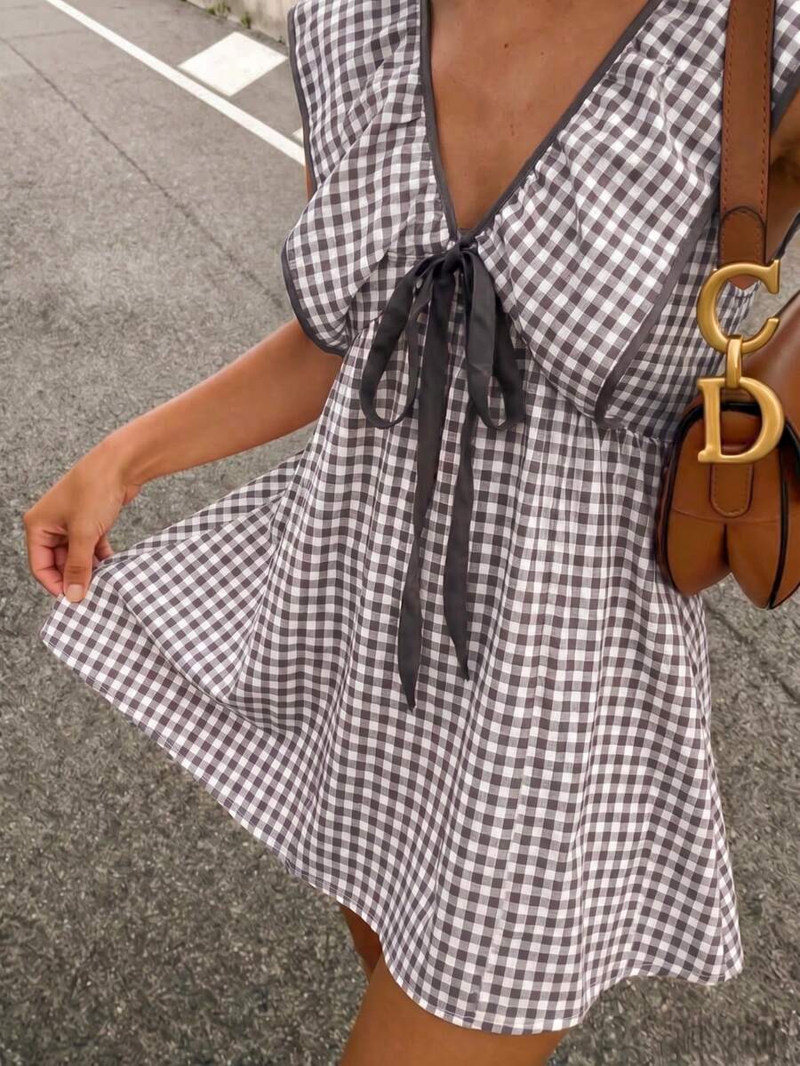 Daisy™ | Gingham Mini Dress