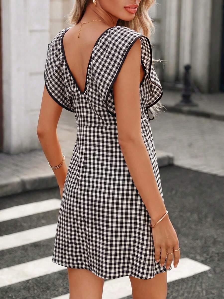 Daisy™ | Gingham Mini Dress