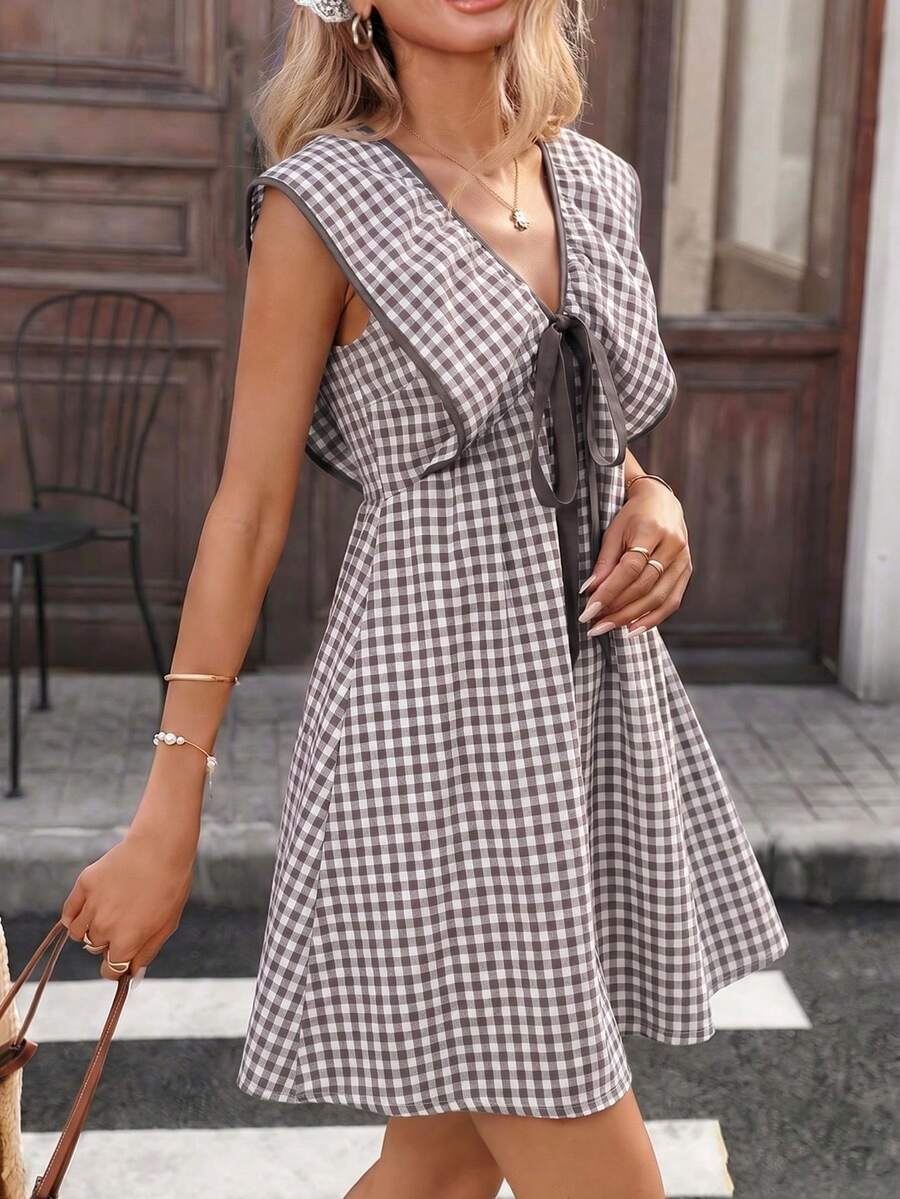 Daisy™ | Gingham Mini Dress