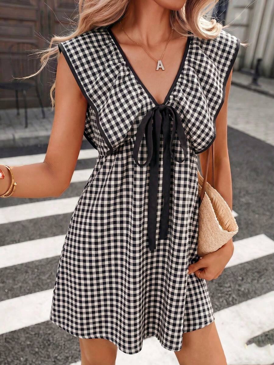 Daisy™ | Gingham Mini Dress