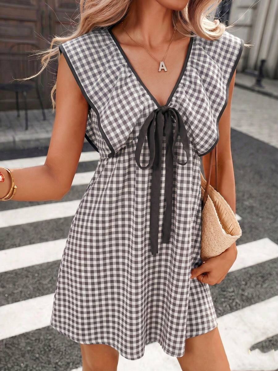 Daisy™ | Gingham Mini Dress