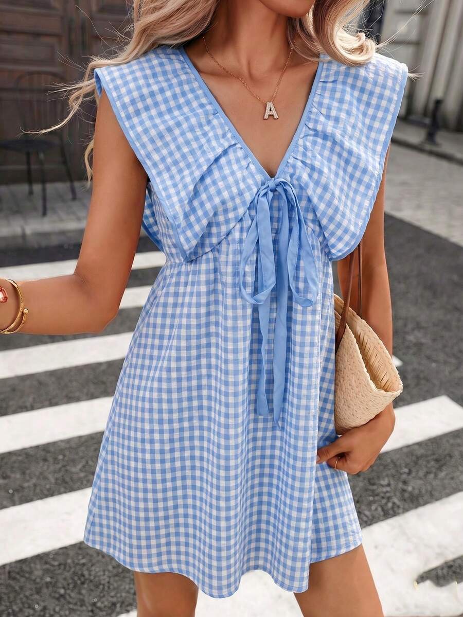 Daisy™ | Gingham Mini Dress