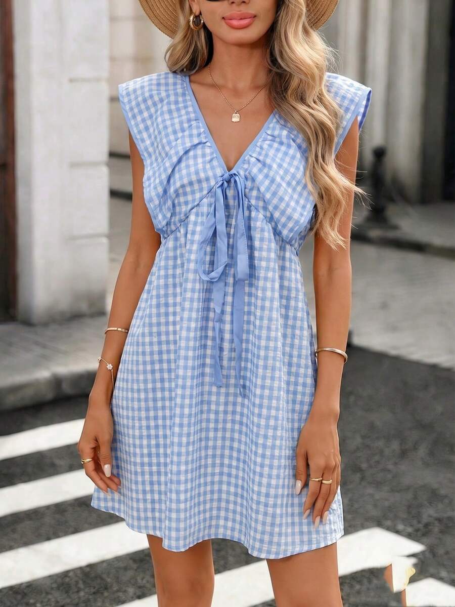 Daisy™ | Gingham Mini Dress