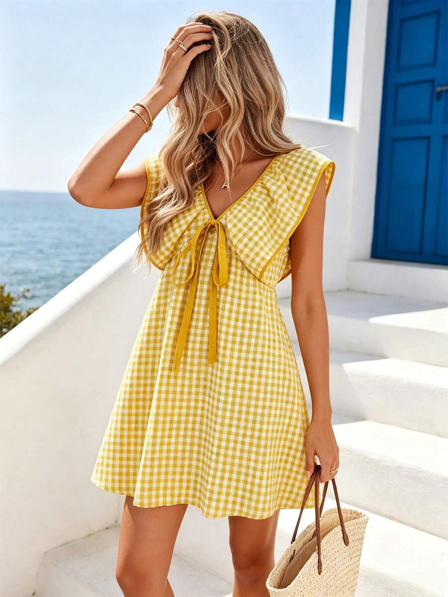 Daisy™ | Gingham Mini Dress