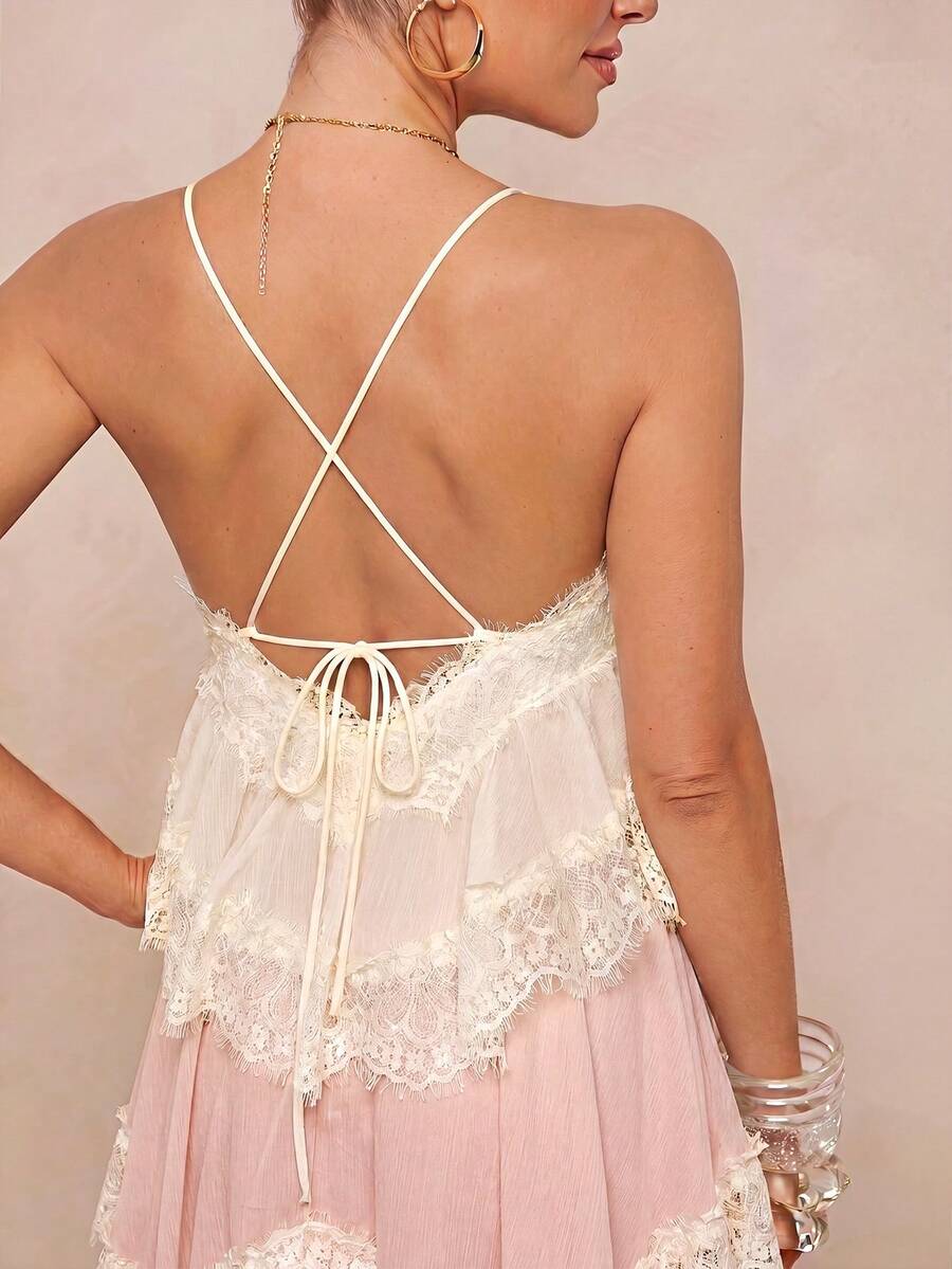 Wisteria™ | Tiered Lace Maxi Dress
