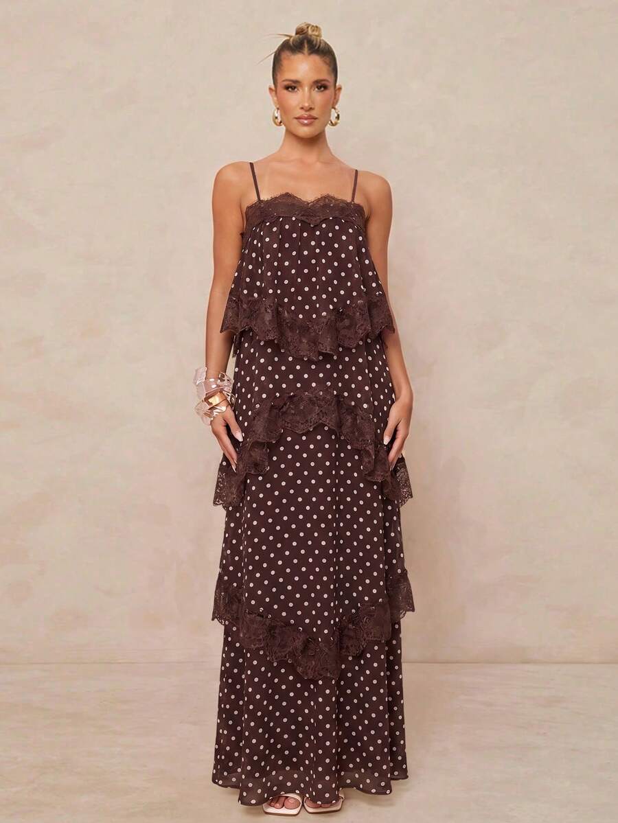 Wisteria™ | Tiered Lace Maxi Dress