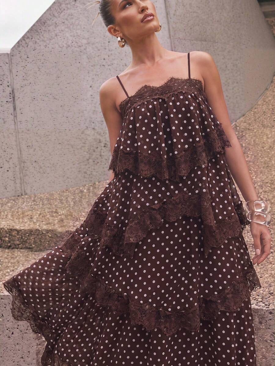 Wisteria™ | Tiered Lace Maxi Dress