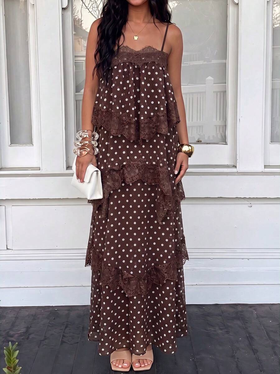 Wisteria™ | Tiered Lace Maxi Dress