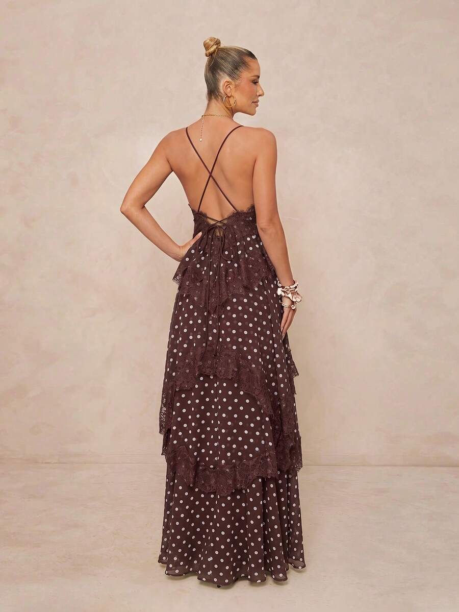 Wisteria™ | Tiered Lace Maxi Dress