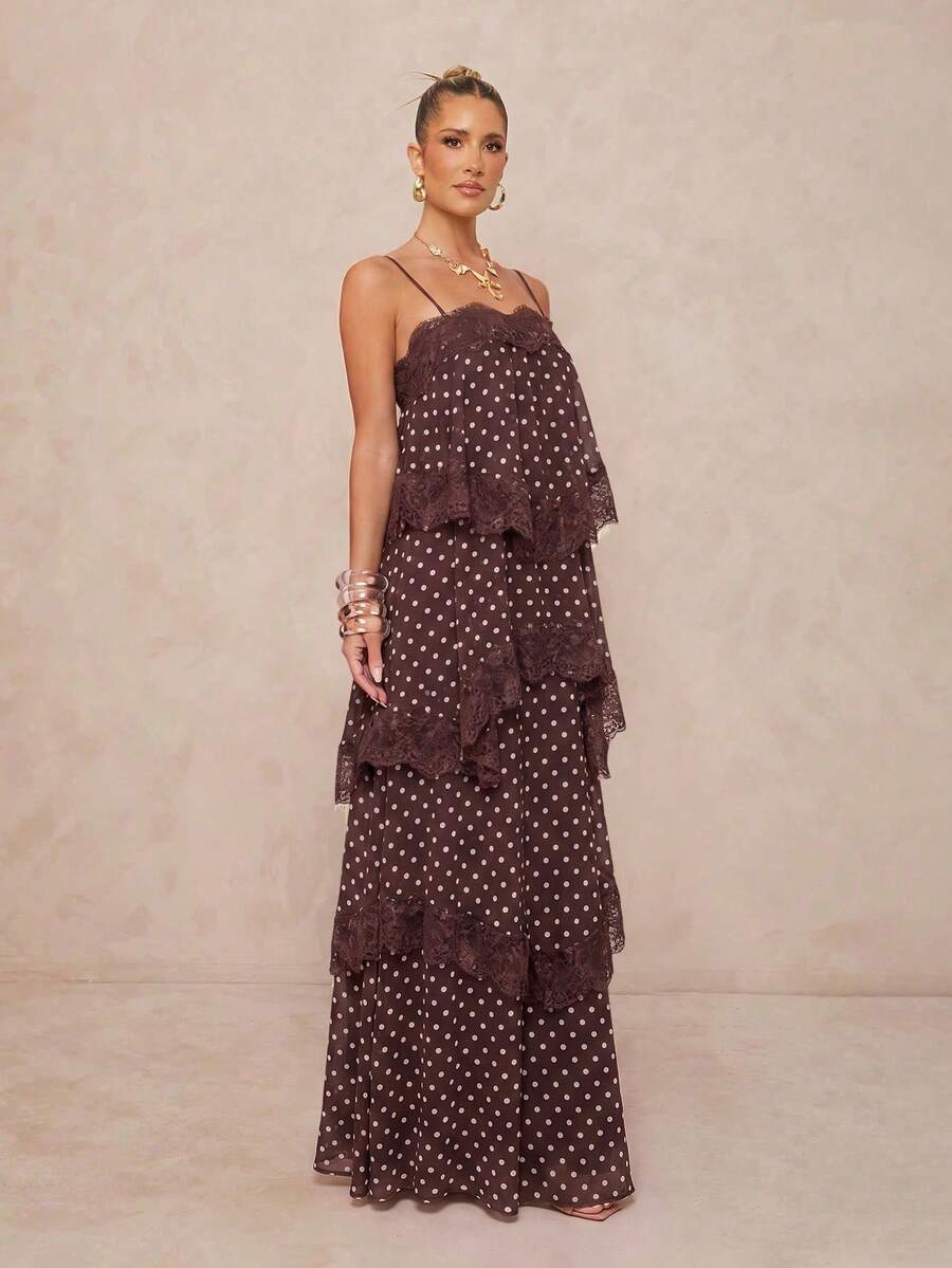 Wisteria™ | Tiered Lace Maxi Dress
