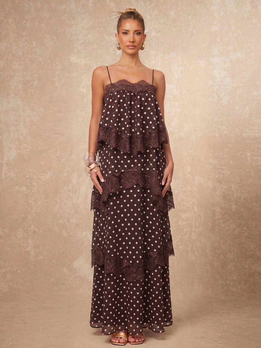 Wisteria™ | Tiered Lace Maxi Dress