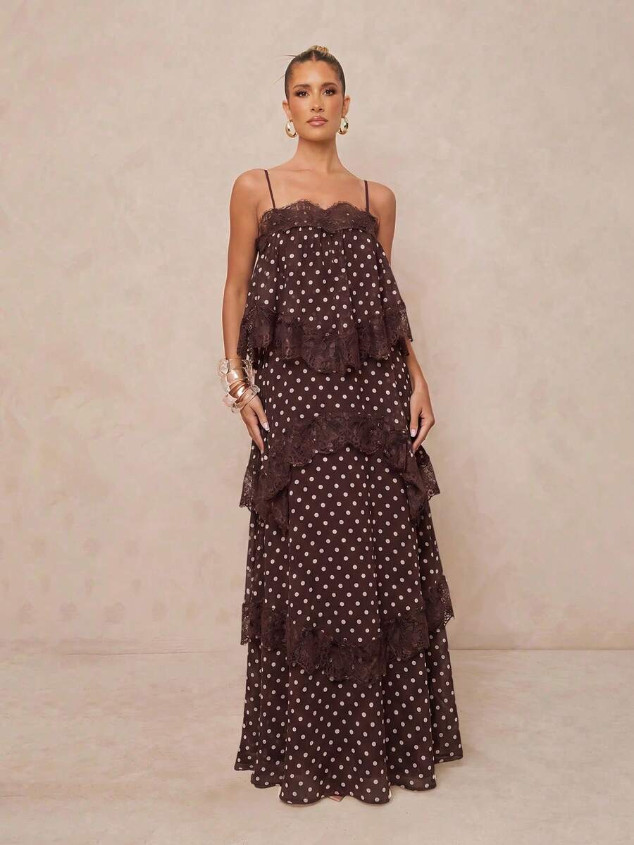 Wisteria™ | Tiered Lace Maxi Dress