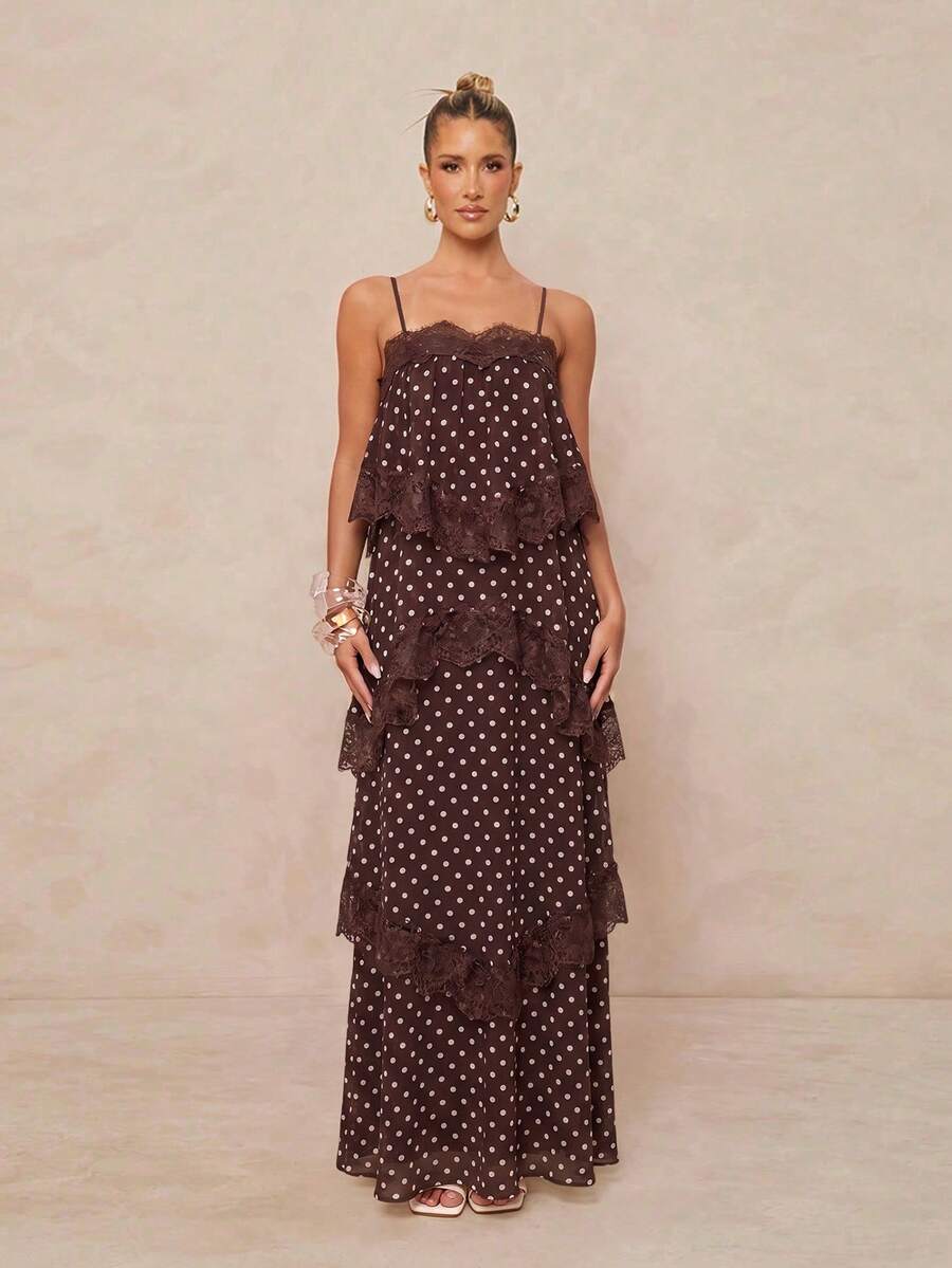Wisteria™ | Tiered Lace Maxi Dress