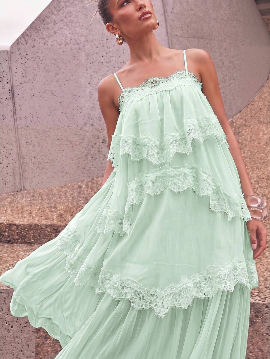 Wisteria™ | Tiered Lace Maxi Dress