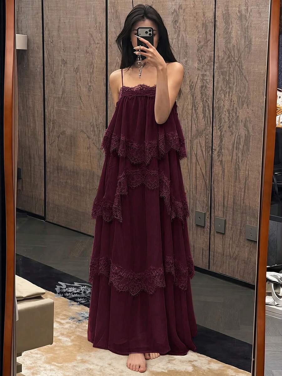 Wisteria™ | Tiered Lace Maxi Dress