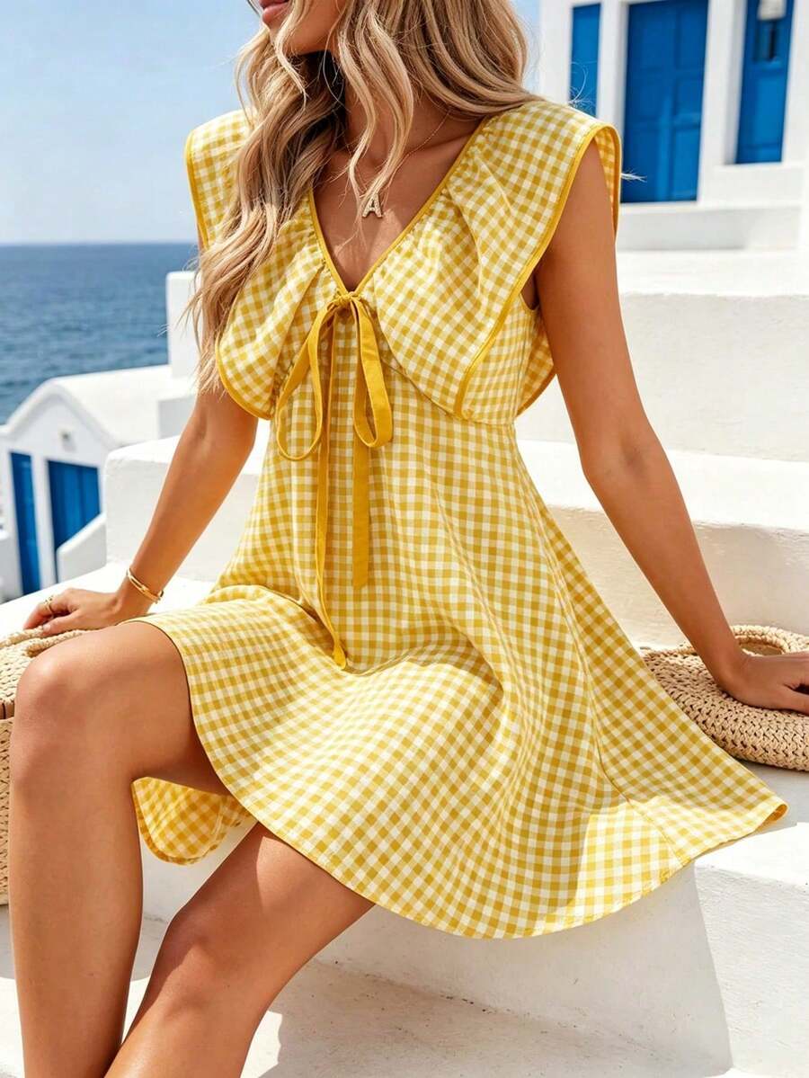 Daisy™ | Gingham Mini Dress