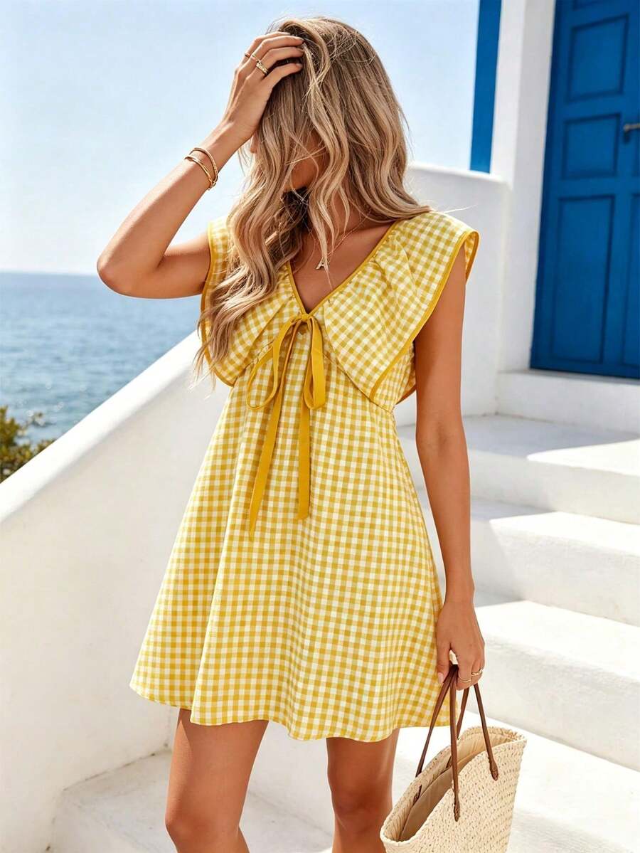 Daisy™ | Gingham Mini Dress