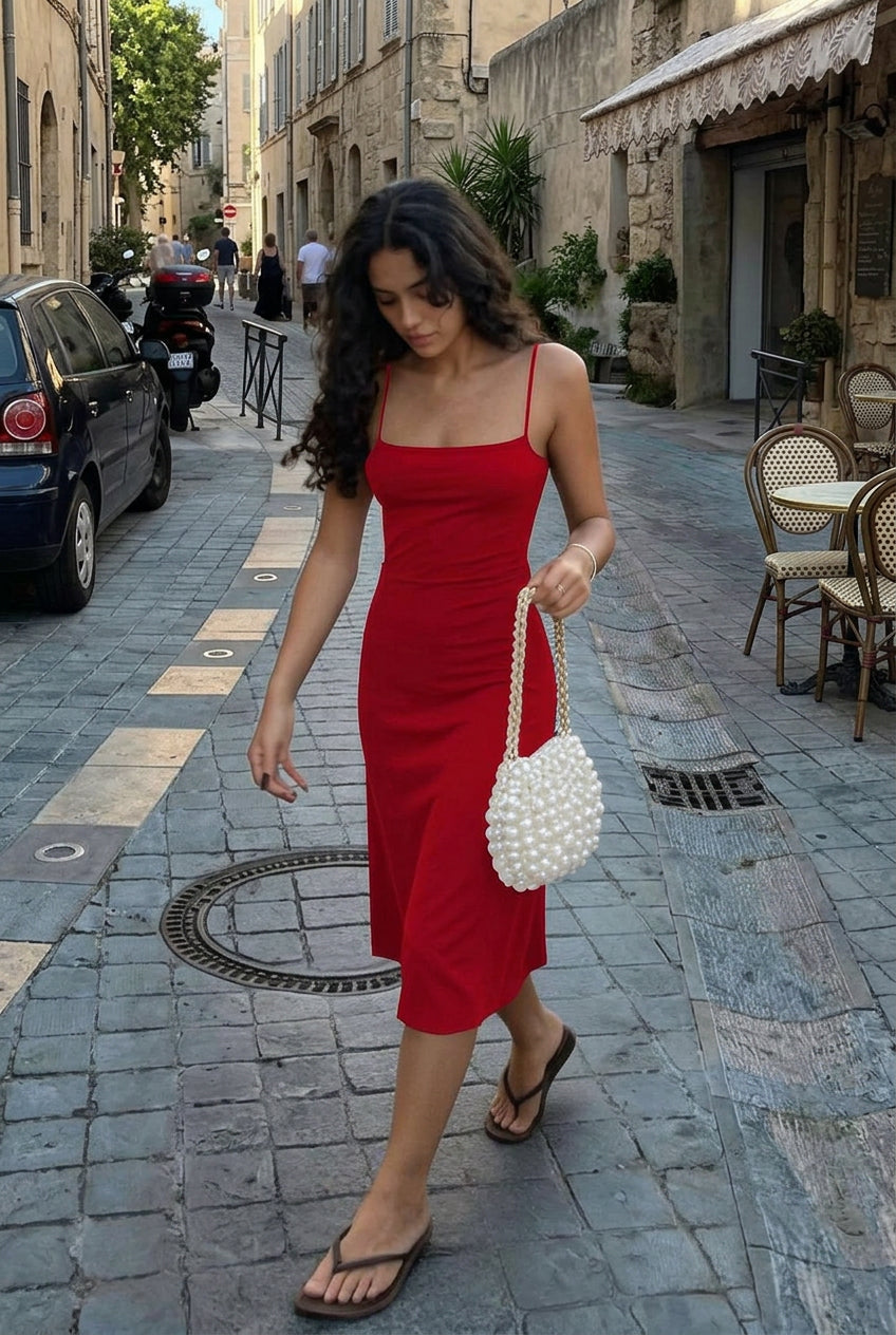Lyra™ | Cami Slip Midi Dress