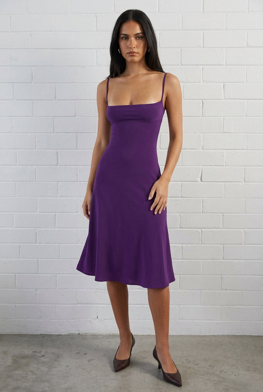 Lyra™ | Cami Slip Midi Dress