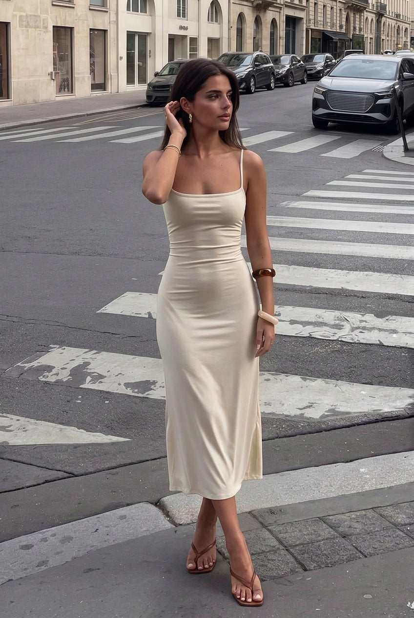 Lyra™ | Cami Slip Midi Dress